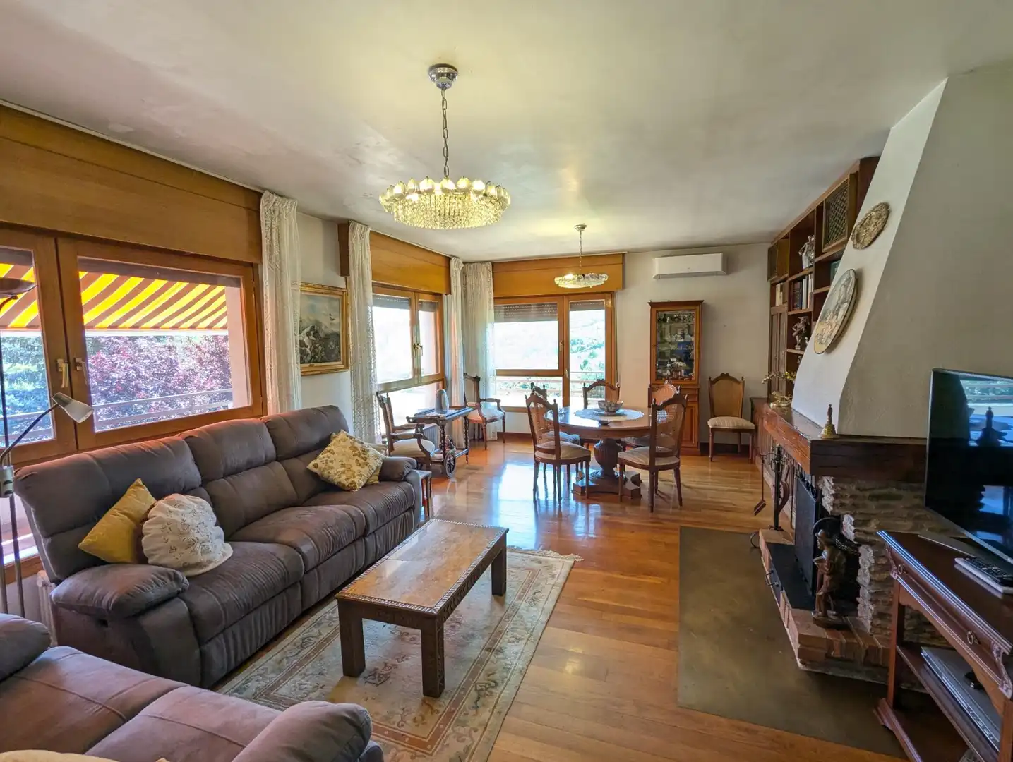 Sala de estar de Casa o chalet en venta en Estella / Lizarra con Aire acondicionado, Terraza y Trastero