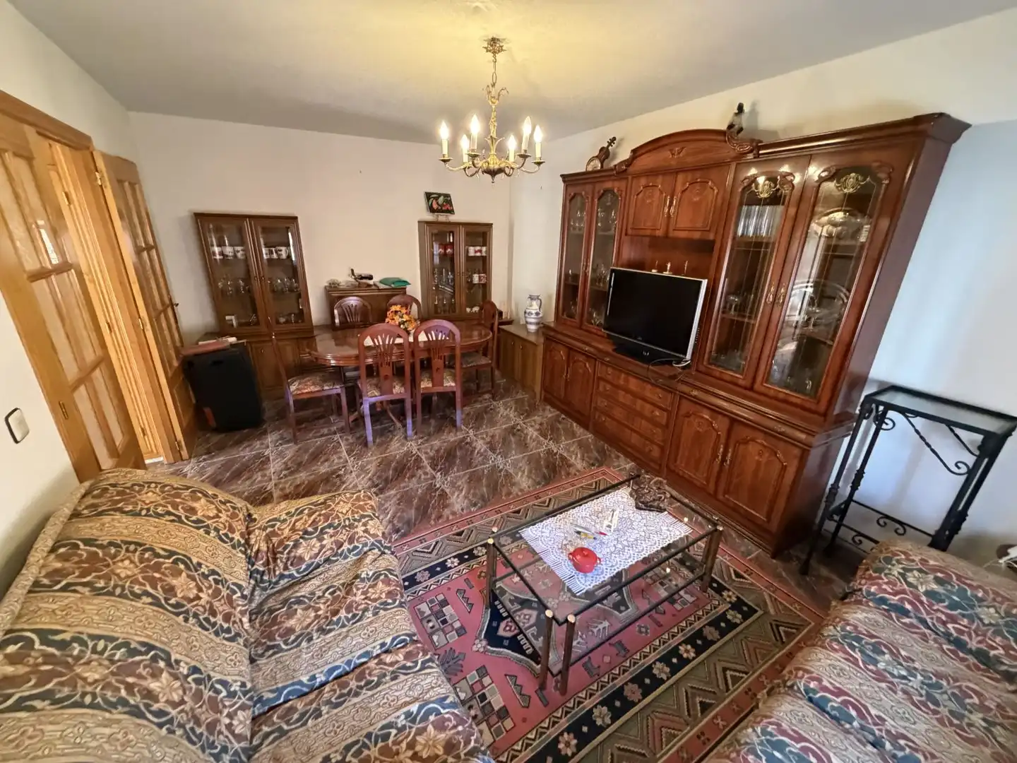 Living room of Houses for sale in Riocabado  with Heating, Terrace and Storage room