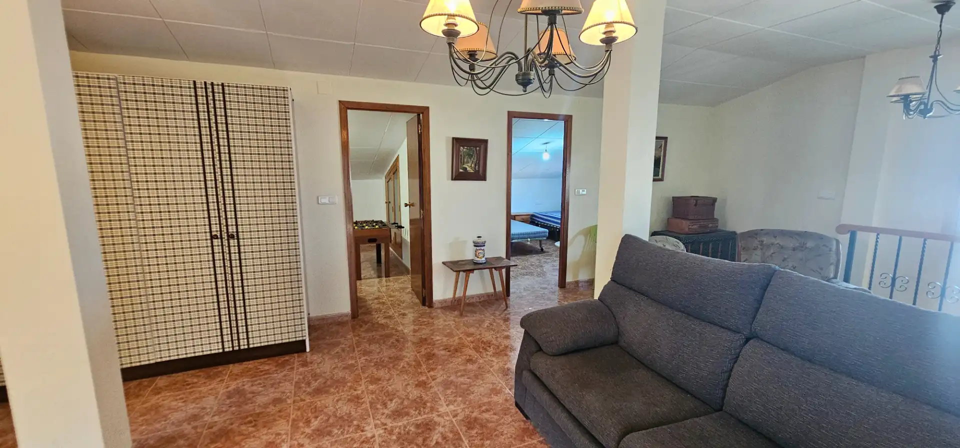 Sala d'estar de Casa o xalet en venda en Corbera amb Terrassa, Moblat i Balcó