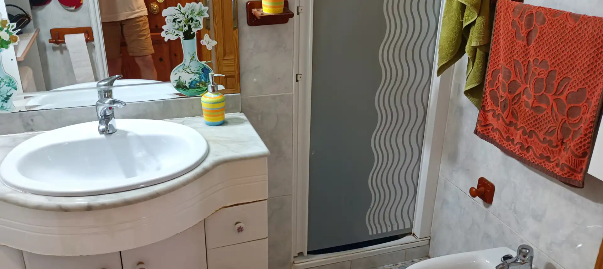 Baño de Apartamento en venta en Mazarrón con Calefacción, Amueblado y Horno