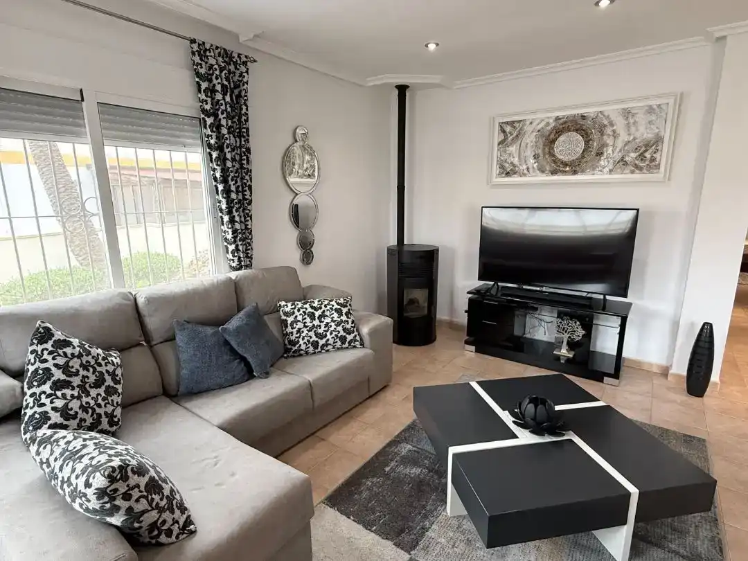 Living room of Flat for sale in  Murcia Capital  with Air Conditioner, Swimming Pool and Balcony