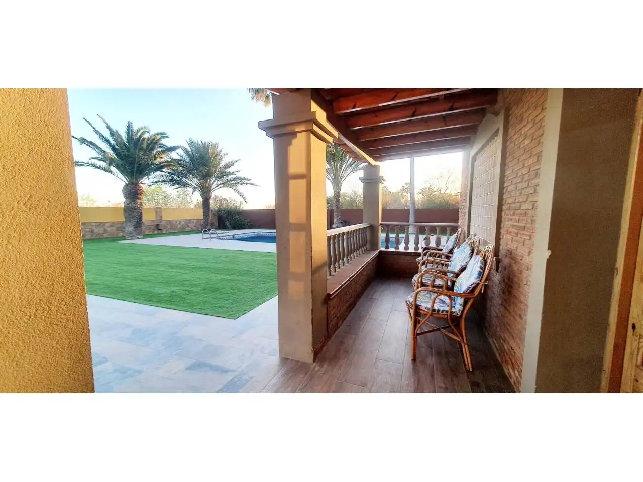 Terrace of Houses for sale in Roquetas de Mar  with Air Conditioner, Heating and Private garden