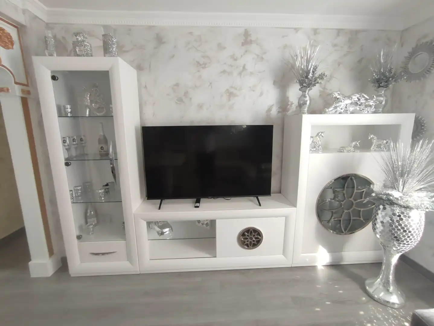 Living room of Flat for sale in Medina del Campo  with Air Conditioner, Heating and Parquet flooring