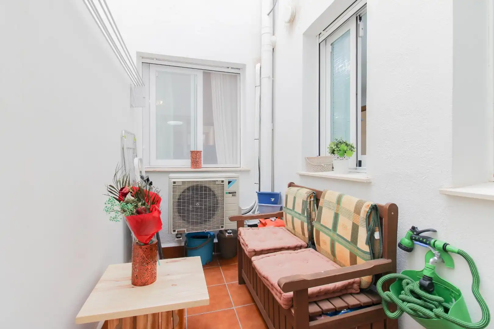 Terrasse von Wohnung zum Verkauf in Benaguasil mit Klimaanlage und Alarm