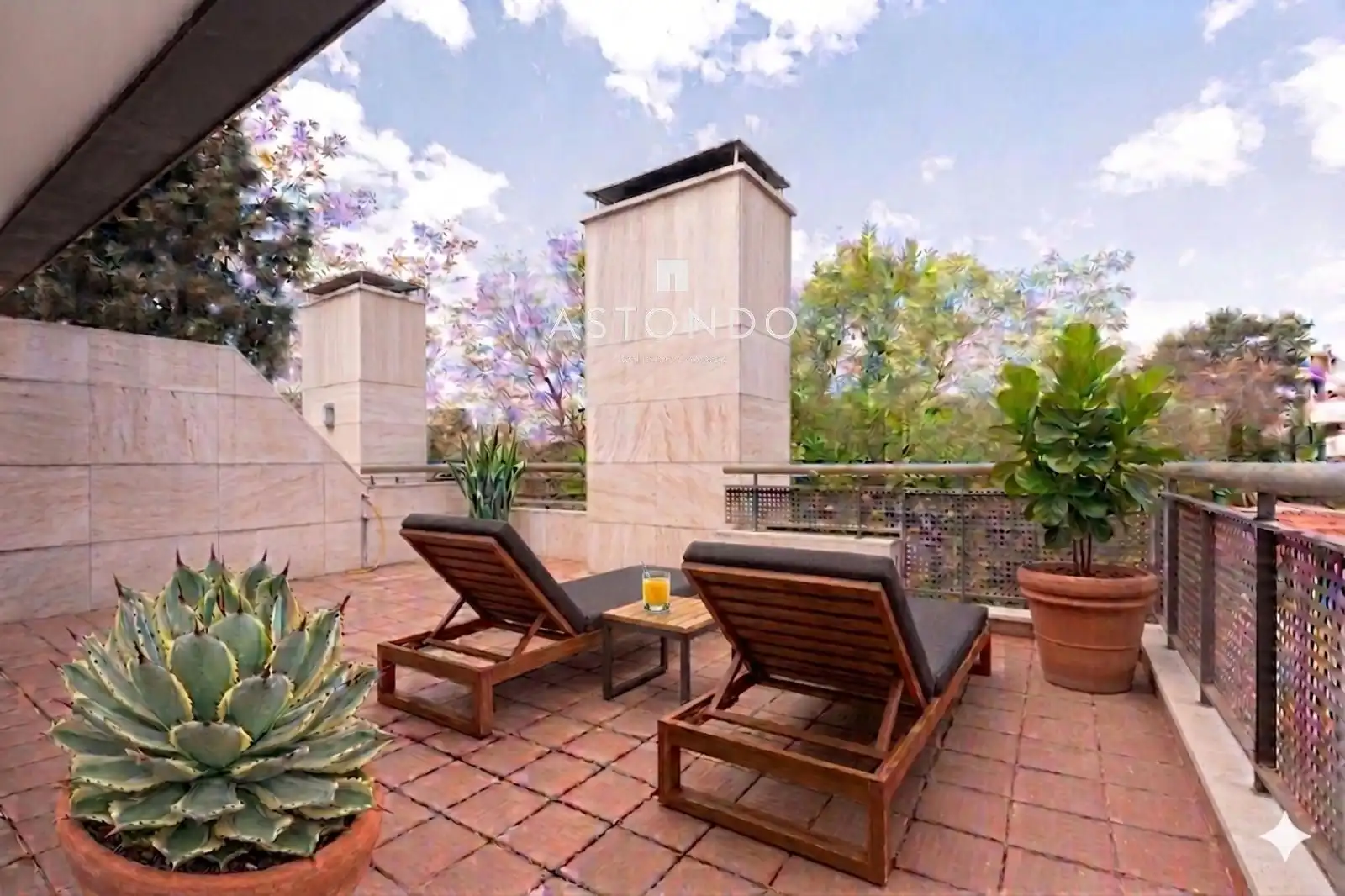 Terraza de Casa adosada en venta en Madrid con Aire acondicionado, Calefacción y Parquet