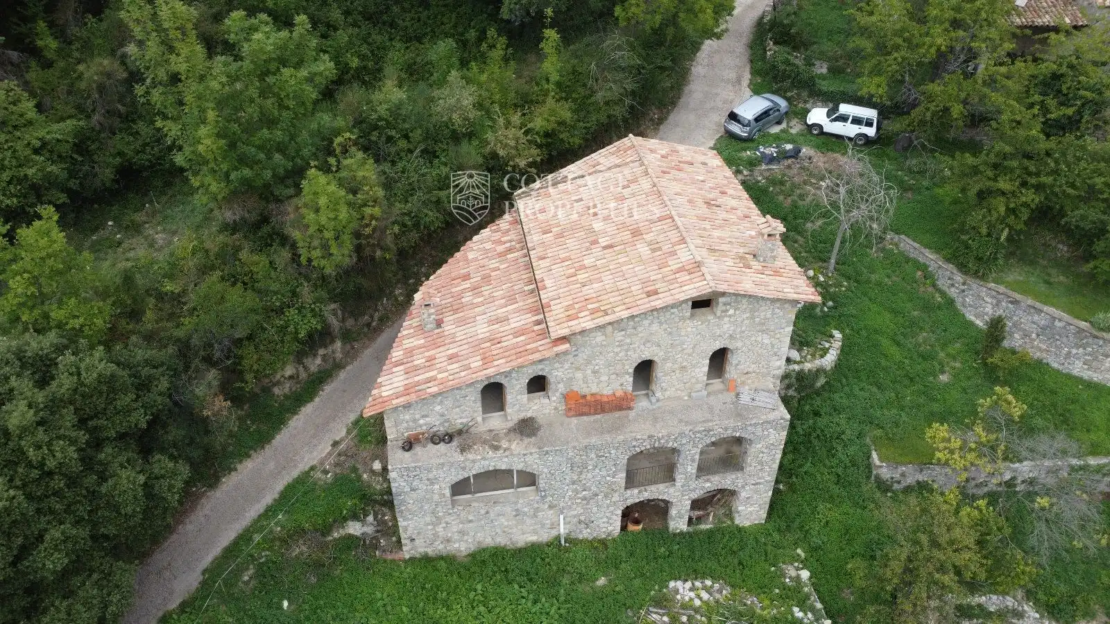 Vista exterior de Finca rústica en venda en Montagut i Oix