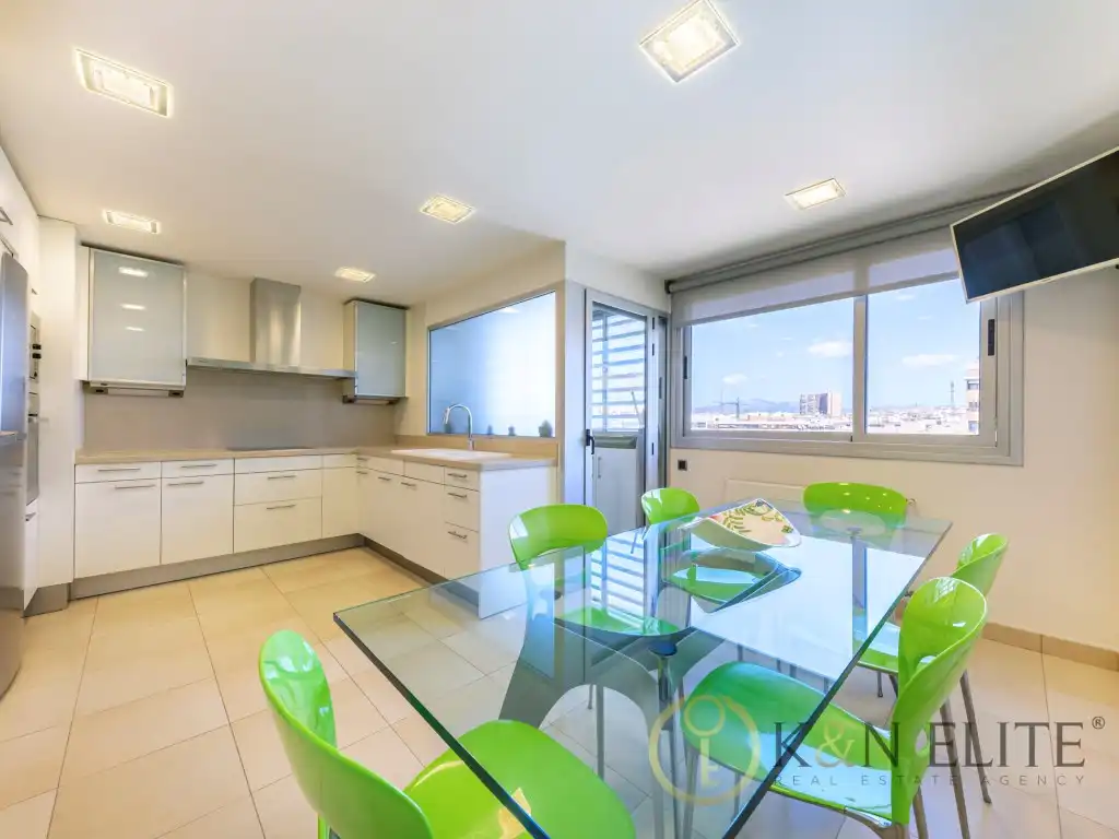 Vista exterior de Àtic en venda en Alicante / Alacant amb Aire condicionat, Jardí privat i Terrassa