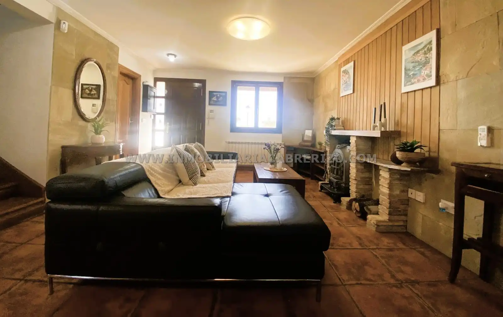 Sala de estar de Casa o chalet en venta en Olóriz / Oloritz con Aire acondicionado, Calefacción y Jardín privado
