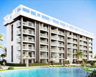 Vista exterior de Planta baixa en venda en Torrevieja amb Aire condicionat, Jardí privat i Terrassa