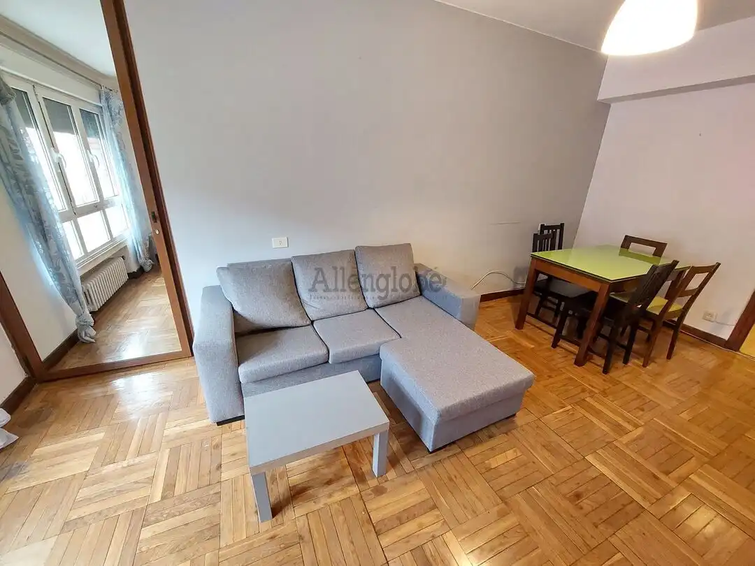 Sala de estar de Piso de alquiler en Oviedo  con Calefacción y Balcón