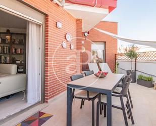 Terrace of Attic for sale in  Madrid Capital  with Air Conditioner, Heating and Private garden