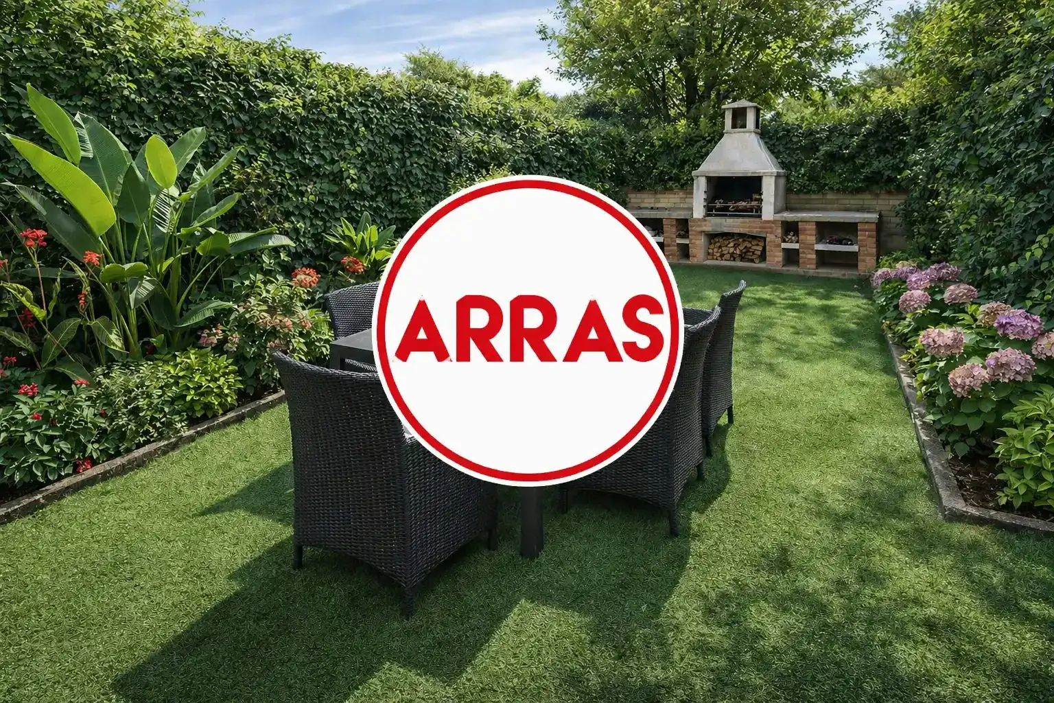 Garden of Detached homes for sale in Martorelles  with Air Conditioner, Heating and Private garden