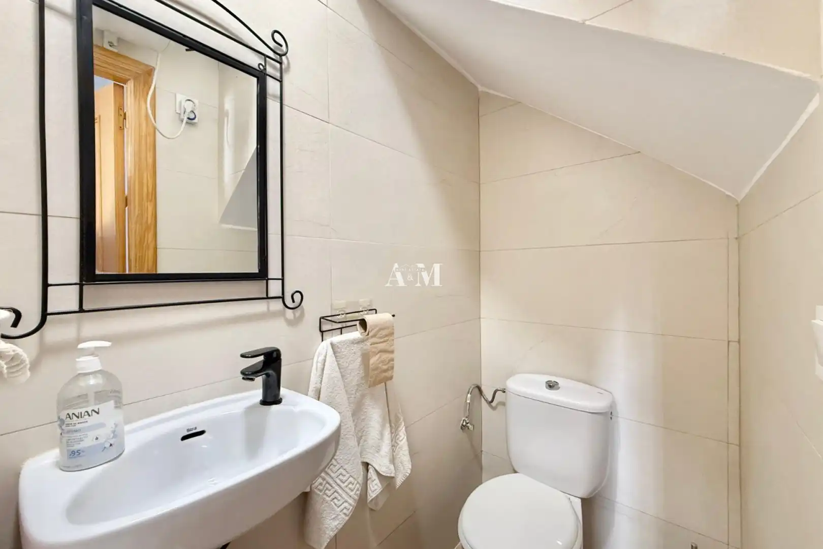 Bathroom of Detached homes for rent in Santa Pola  with Air Conditioner, Heating and Private garden