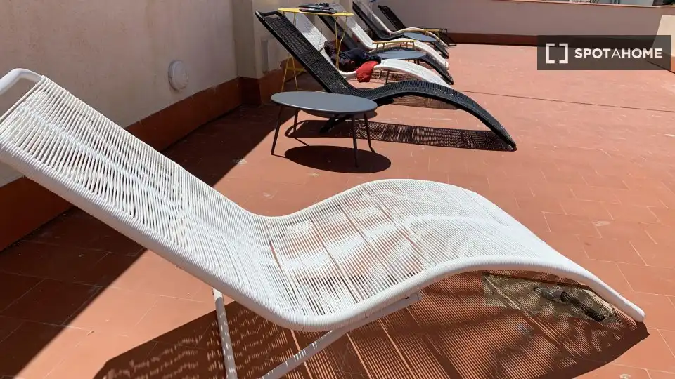 Terrace of Flat for rent in Madrid  with Air Conditioner, Heating and Furnished