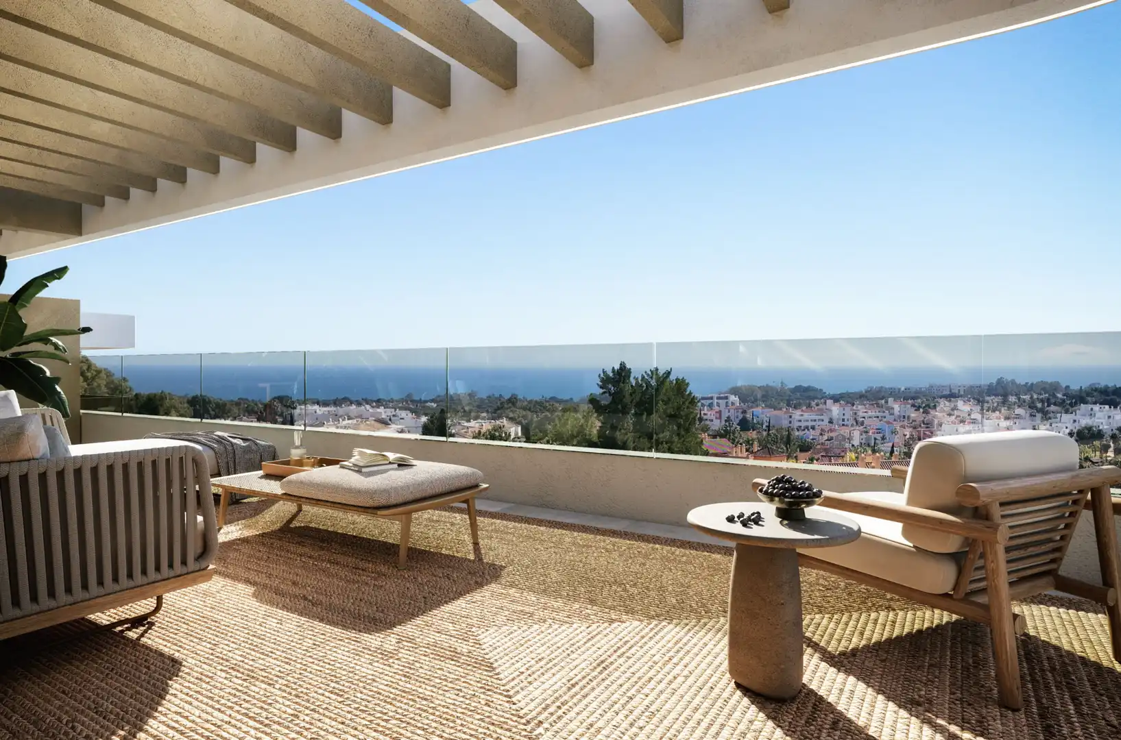 Terraza de Apartamento en venta en Estepona con Aire acondicionado, Calefacción y Terraza