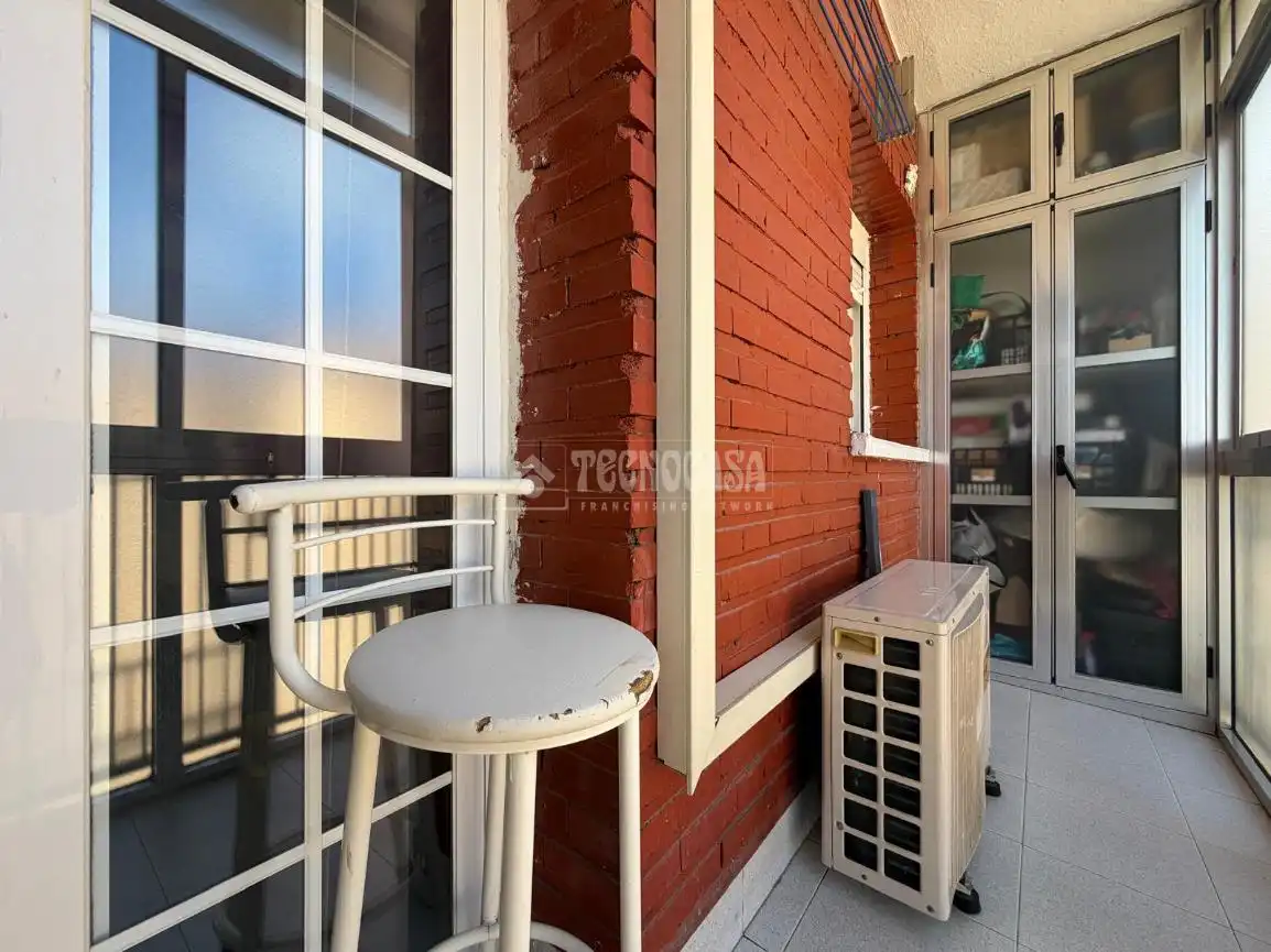Balcony of Flat for sale in Madrid  with Air Conditioner, Heating and Balcony