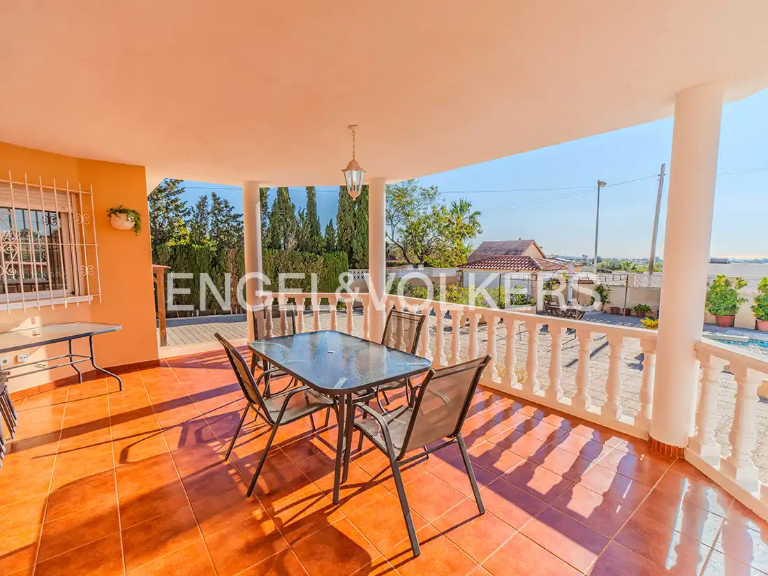 Terraza de Casa o chalet en venta en Mutxamel con Aire acondicionado, Calefacción y Jardín privado