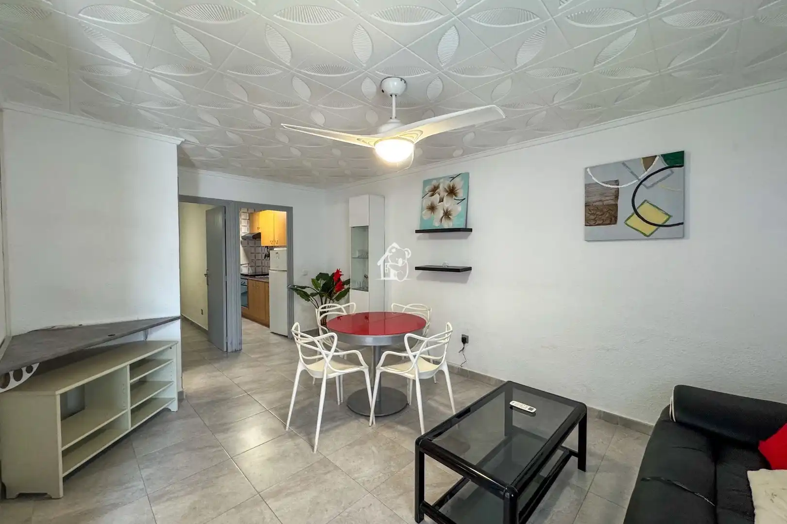 Sala d'estar de Casa o xalet de lloguer en Guardamar del Segura amb Aire condicionat, Terrassa i Piscina
