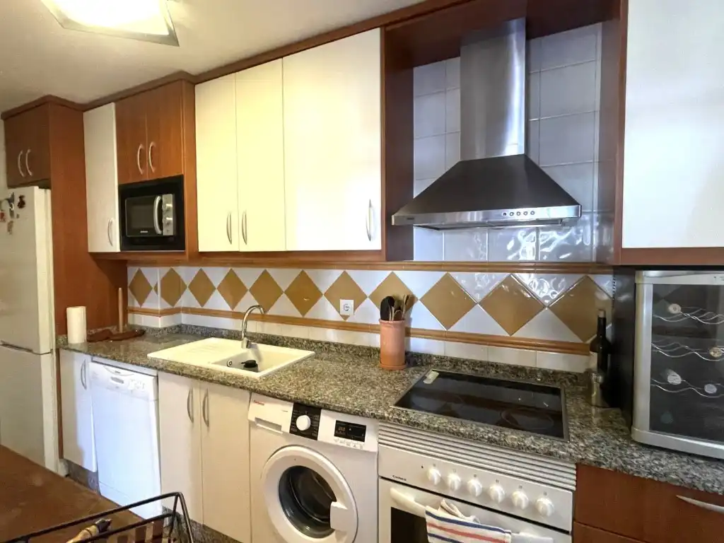 Cocina de Apartamento en venta en Vera con Aire acondicionado, Jardín privado y Terraza