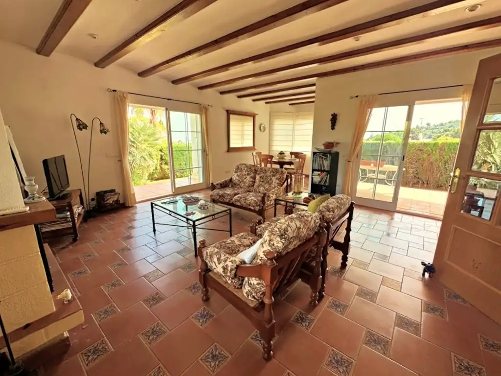 Living room of Houses for sale in Dénia  with Air Conditioner, Private garden and Terrace