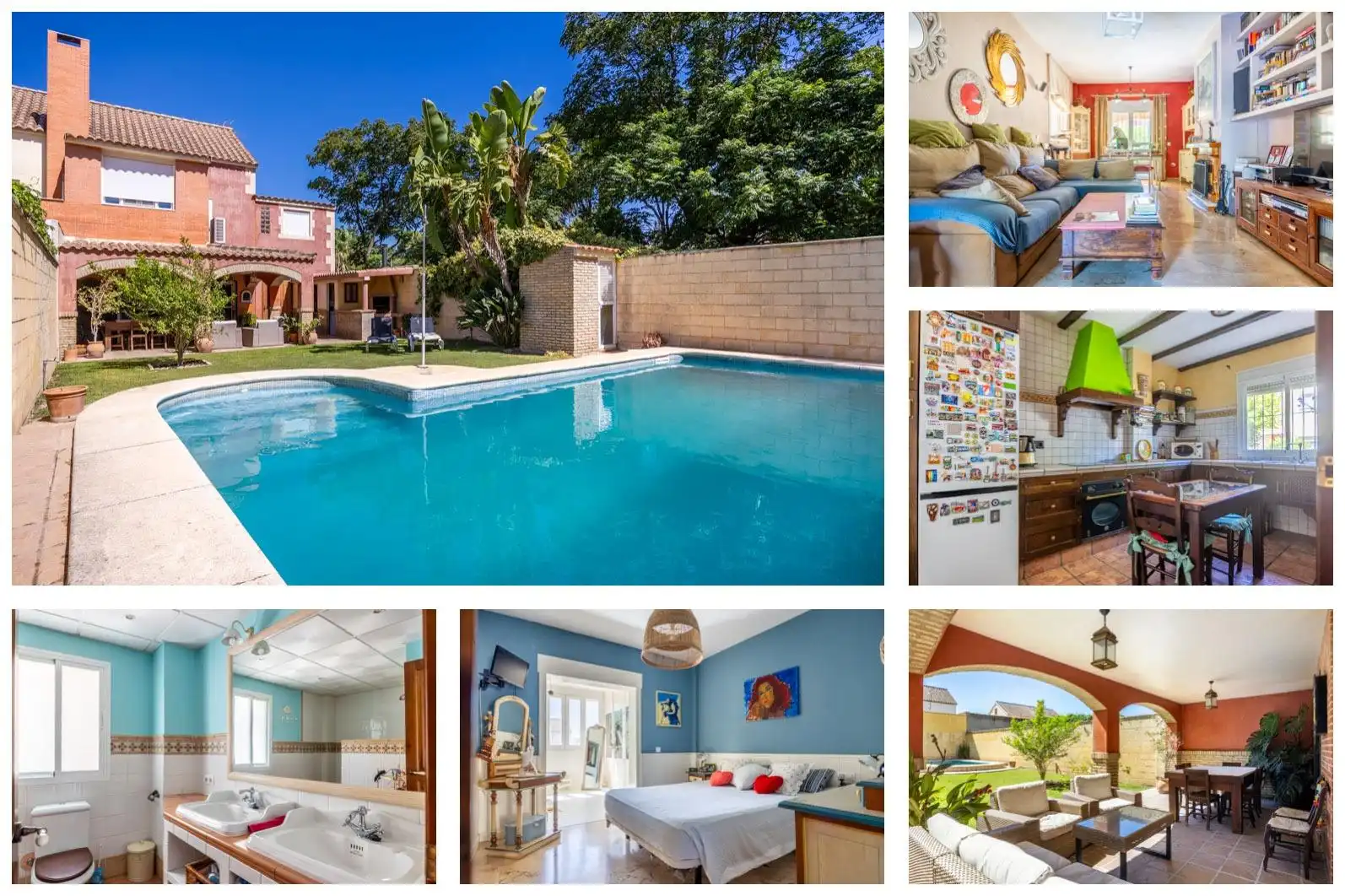 Vista exterior de Casa adosada en venta en Almensilla con Aire acondicionado, Calefacción y Jardín privado