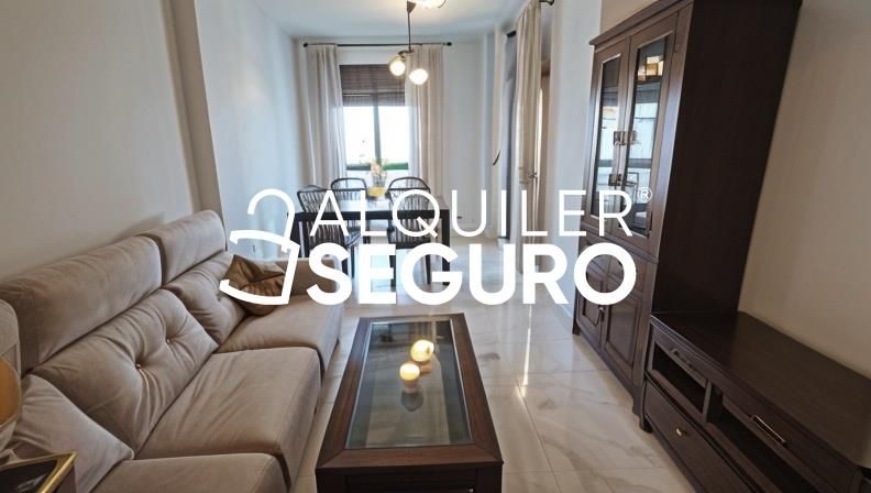 Living room of Flat to rent in Mairena del Aljarafe  with Air Conditioner, Terrace and Swimming Pool