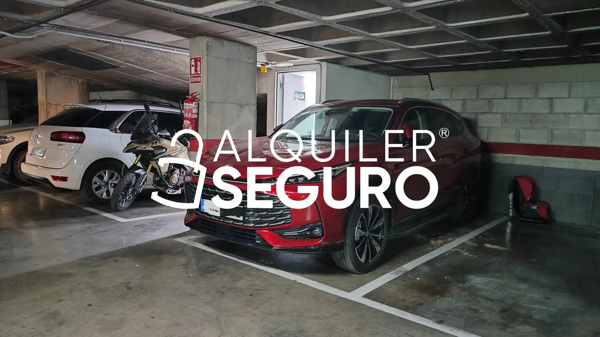 Parkplatz von Wohnung zur Miete in Valencia mit Klimaanlage und Terrasse
