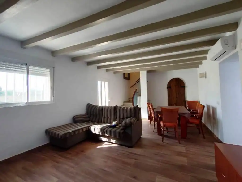 Living room of Houses for sale in Binéfar  with Air Conditioner, Heating and Parquet flooring