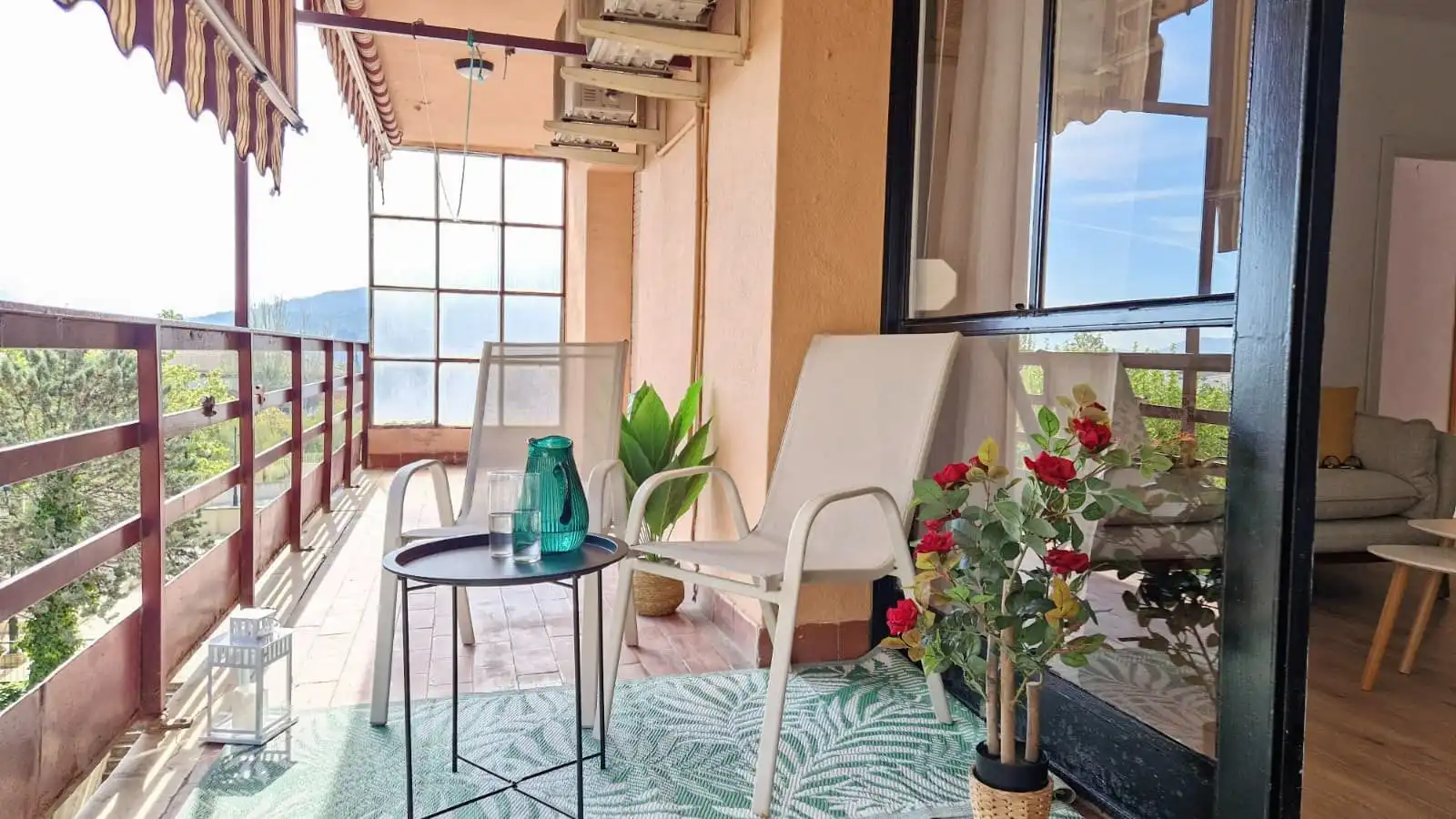 Terrasse von Wohnung zum Verkauf in Alcoy / Alcoi mit Klimaanlage, Terrasse und Möbliert