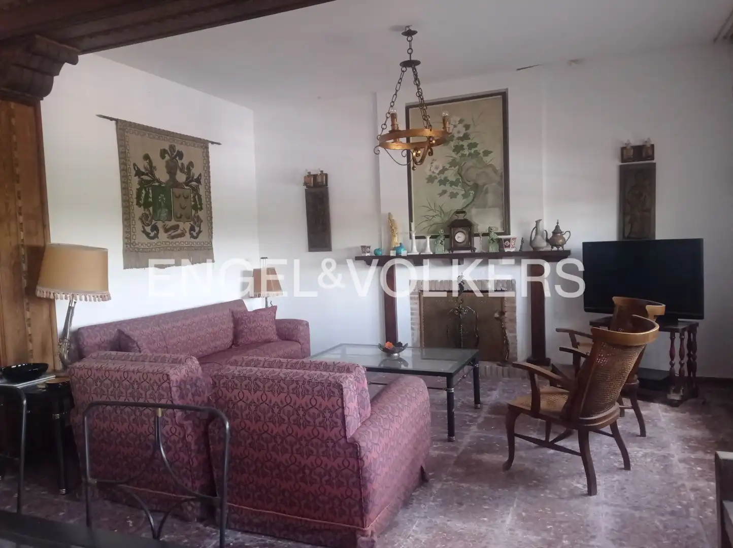 Sala de estar de Casa o chalet en venta en Dos Hermanas con Calefacción, Jardín privado y Terraza