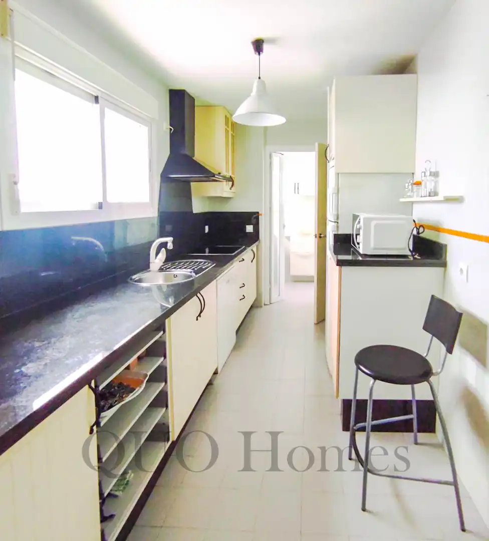 Kitchen of Flat for sale in Jerez de la Frontera  with Air Conditioner, Terrace and Storage room