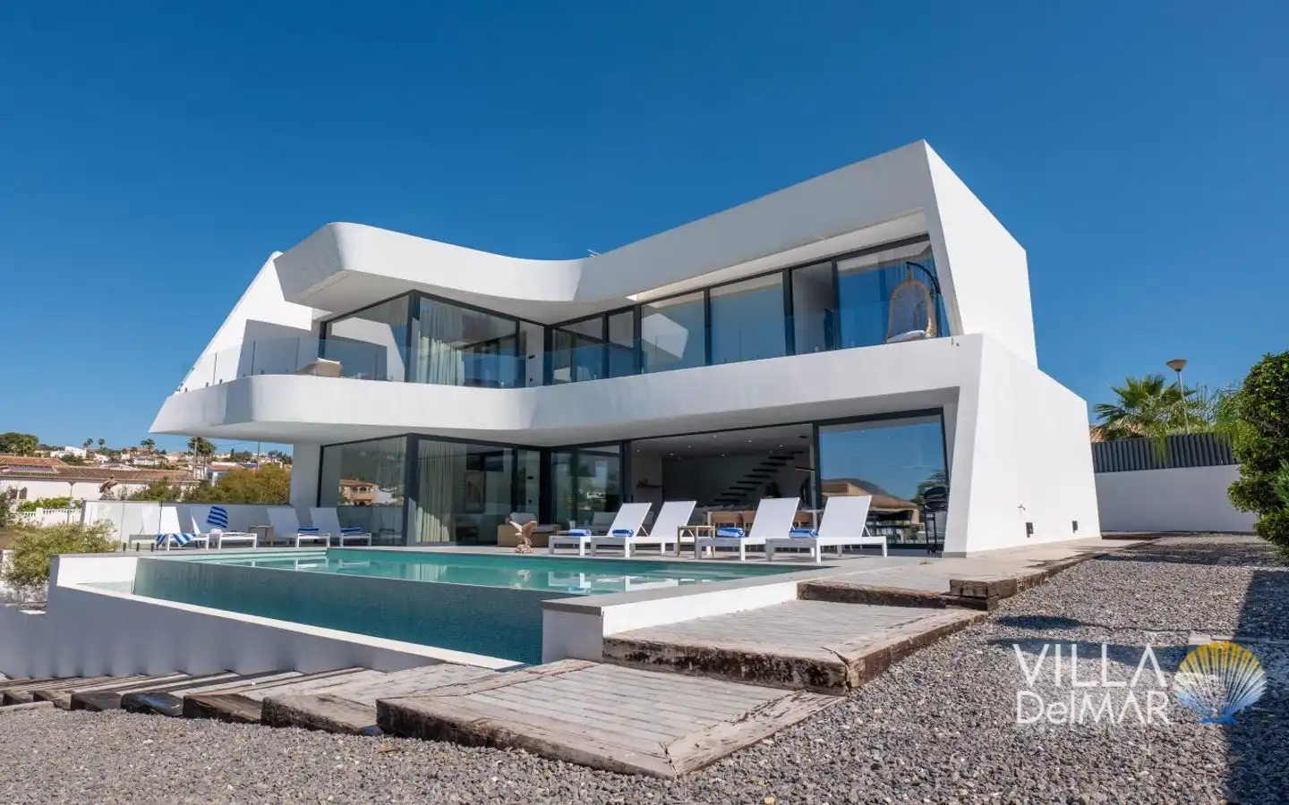 Exterior view of Houses for sale in Calpe / Calp  with Air Conditioner, Heating and Private garden