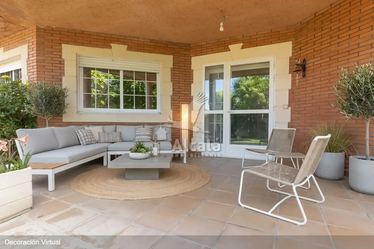 Terraza de Casa adosada en venta en Villalbilla con Aire acondicionado, Calefacción y Parquet