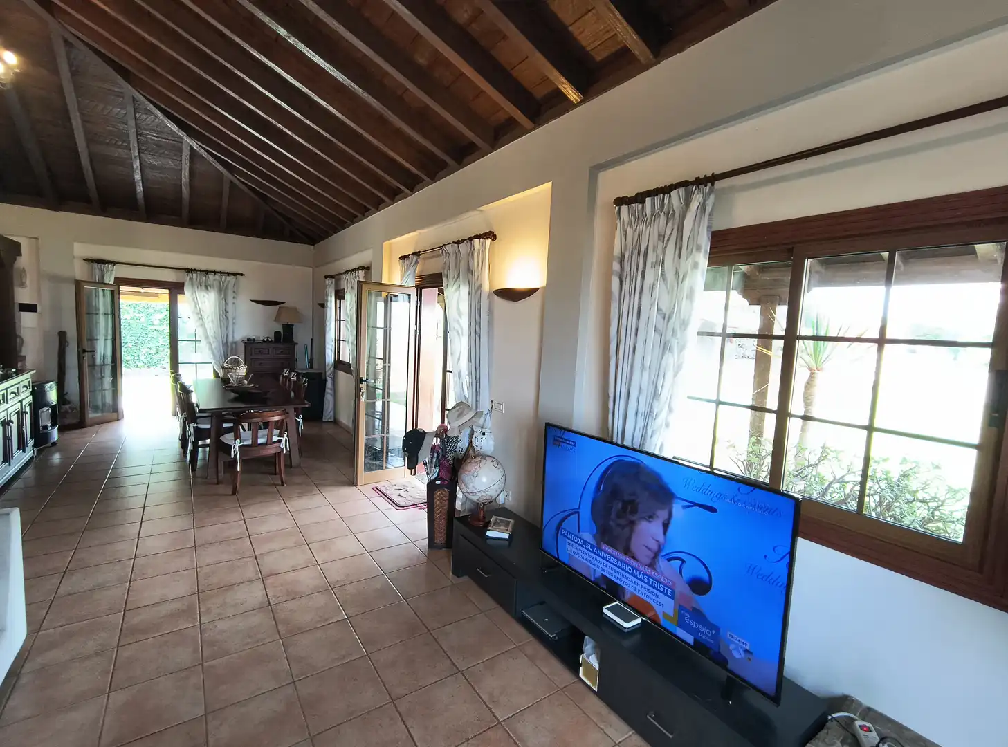 Sala de estar de Casa o chalet en venta en La Orotava con Jardín privado, Parquet y Terraza