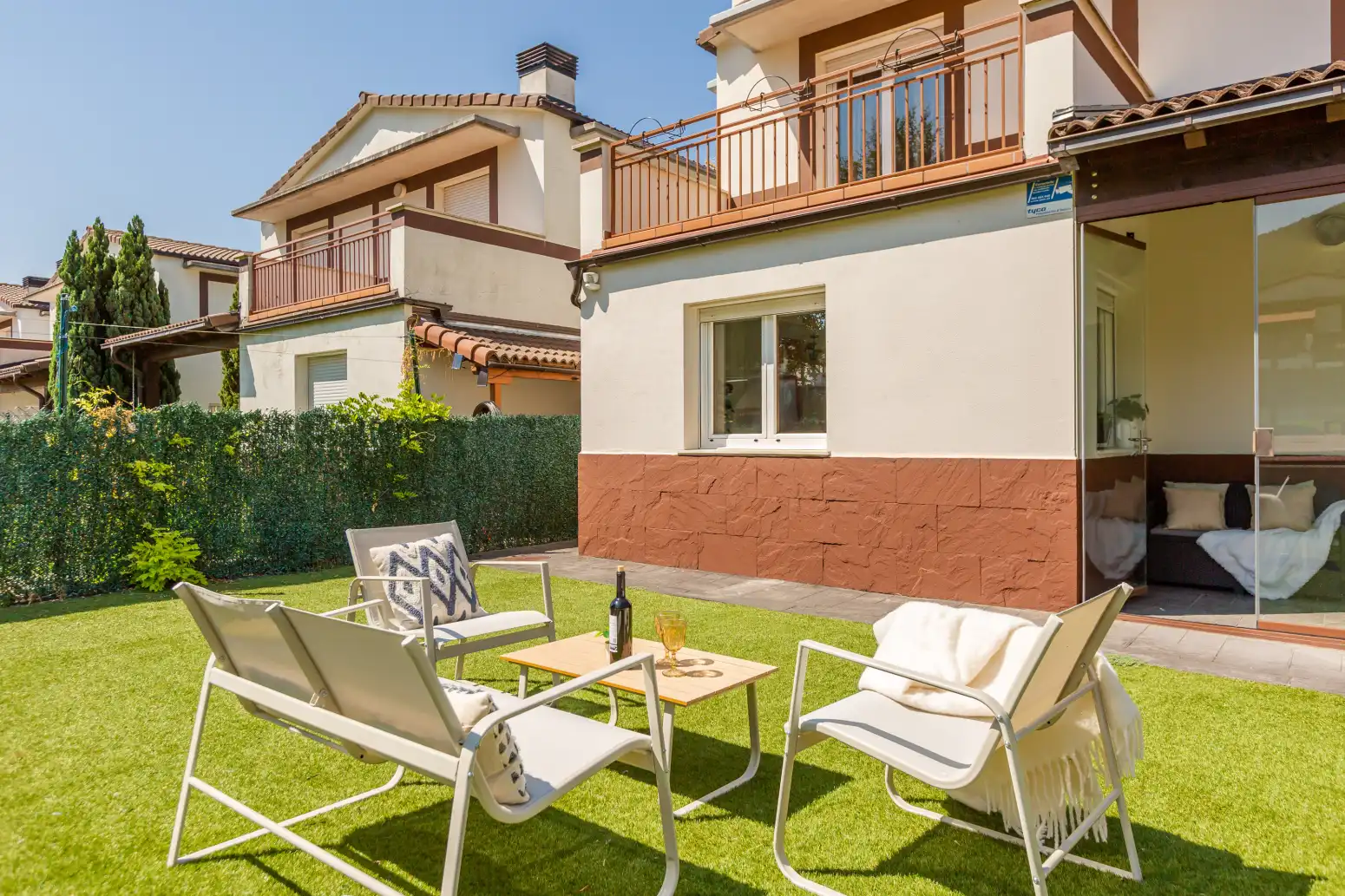 Terraza de Casa o chalet en venta en Berrioplano / Berriobeiti con Calefacción, Jardín privado y Parquet