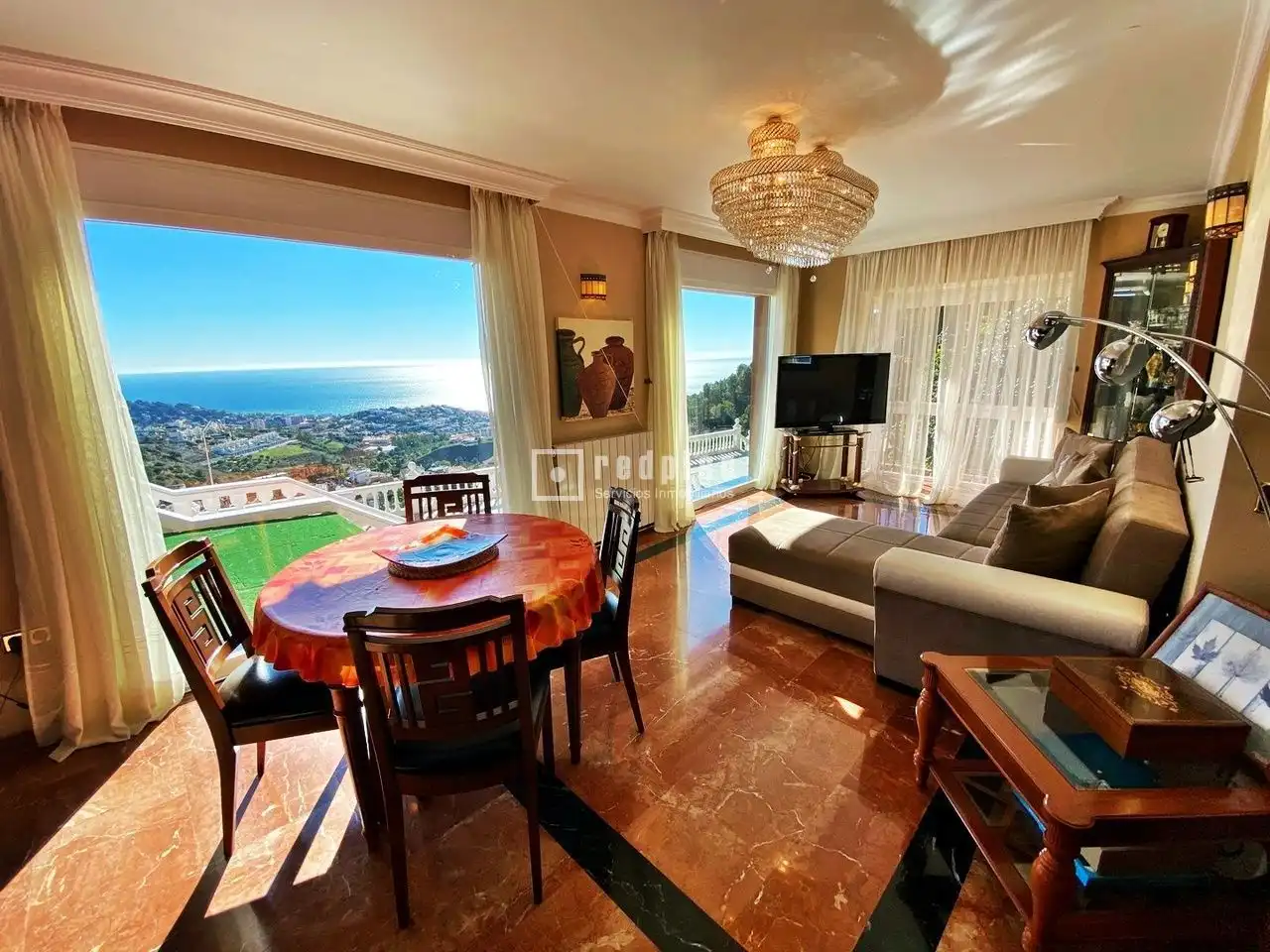 Living room of Houses for rent in Málaga  with Air Conditioner, Heating and Private garden