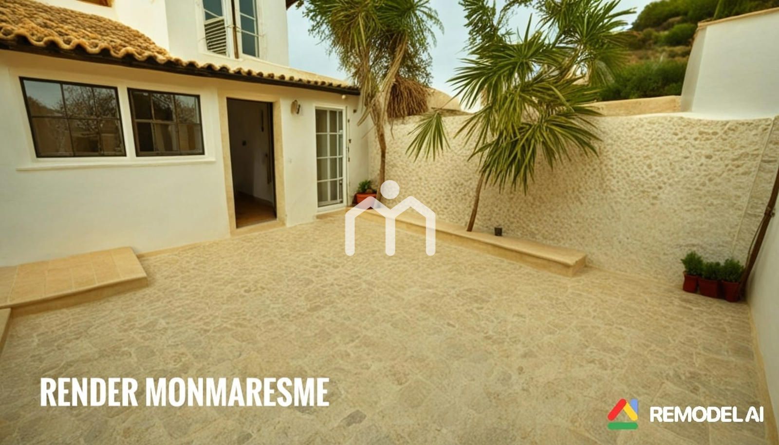 Terrace of Single-family semi-detached for sale in El Masnou  with Heating, Parquet flooring and Terrace