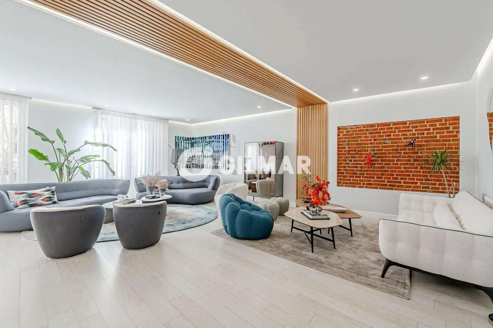 Sala de estar de Piso en venta en Barrio de Salamanca