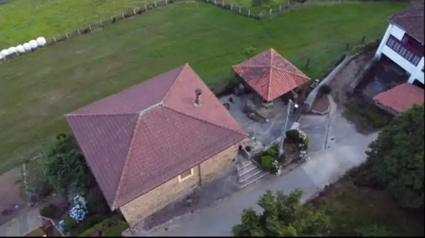 Vista exterior de Finca rústica en venta en Tineo con Jardín privado, Parquet y Terraza