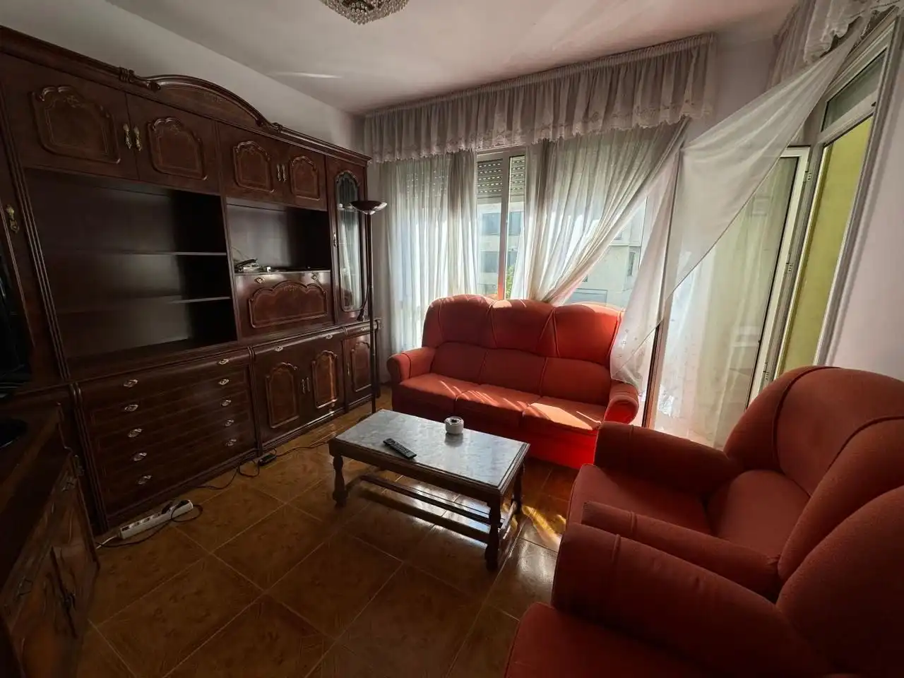 Wohnzimmer von Wohnung zur Miete in Ourense Capital  mit Heizung, Terrasse und Möbliert