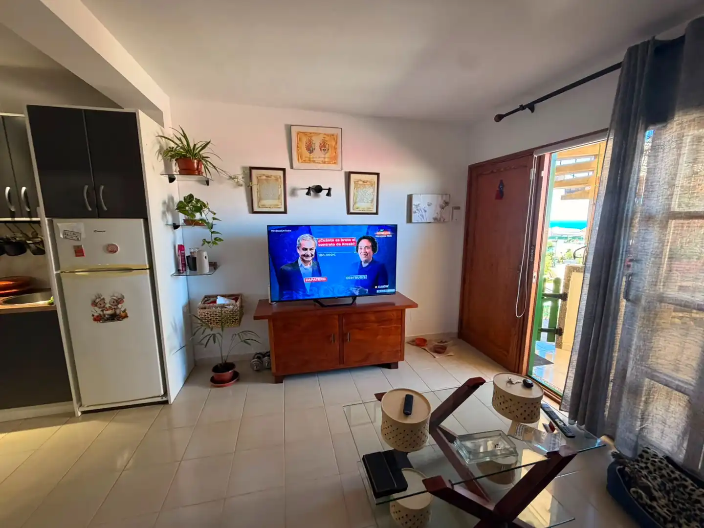 Sala d'estar de Apartament en venda en Antigua amb Terrassa, Moblat i Piscina comunitària