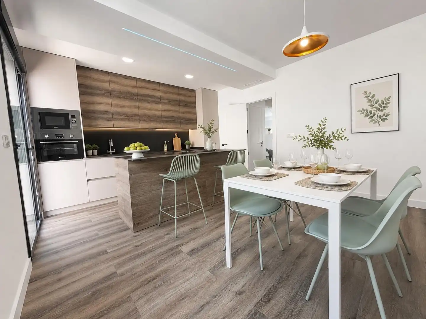 Cocina de Dúplex en venta en Villanueva del Río Segura con Terraza y Balcón