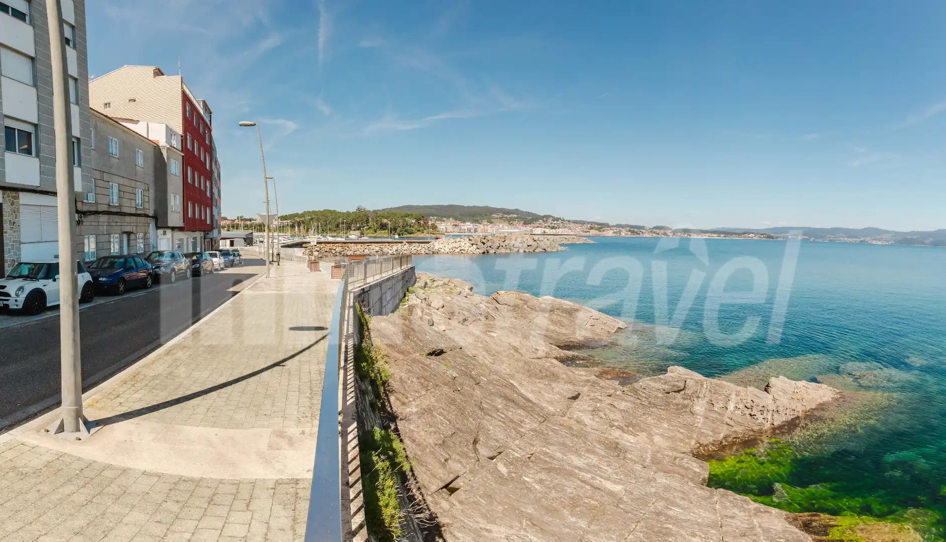 Exterior view of Flat for rent in Sanxenxo  with Furnished, Oven and Washing machine