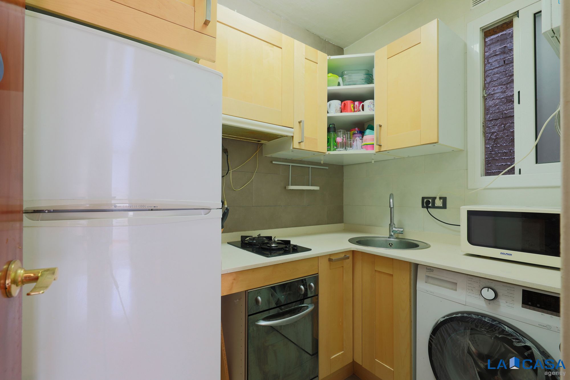 Kitchen of Flat for sale in  Barcelona Capital  with Balcony