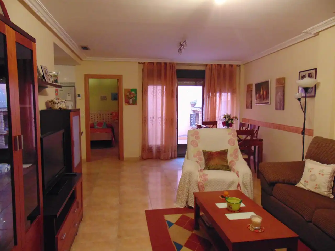 Sala de estar de Casa o chalet en venta en Tauste con Aire acondicionado, Terraza y Balcón