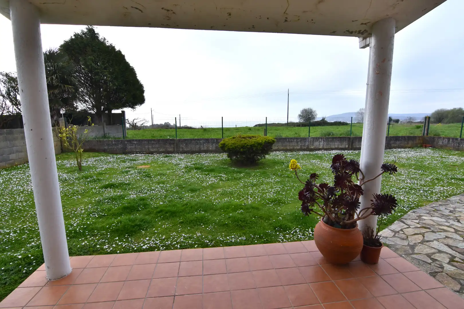 Jardín de Casa o chalet en venta en Pontedeume con Calefacción, Jardín privado y Parquet