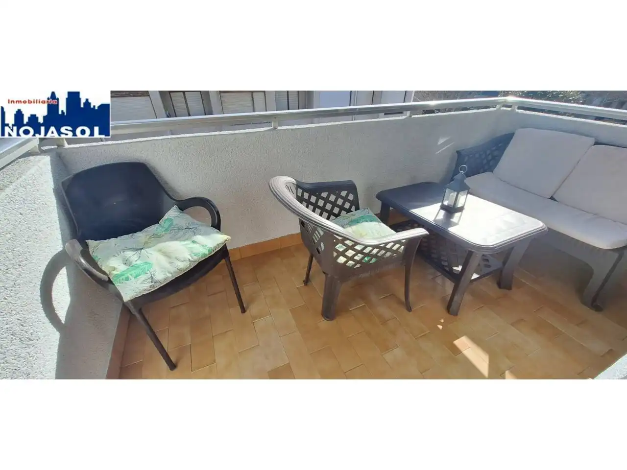 Terrassa de Apartament de lloguer en Noja amb Calefacció, Terrassa i Moblat