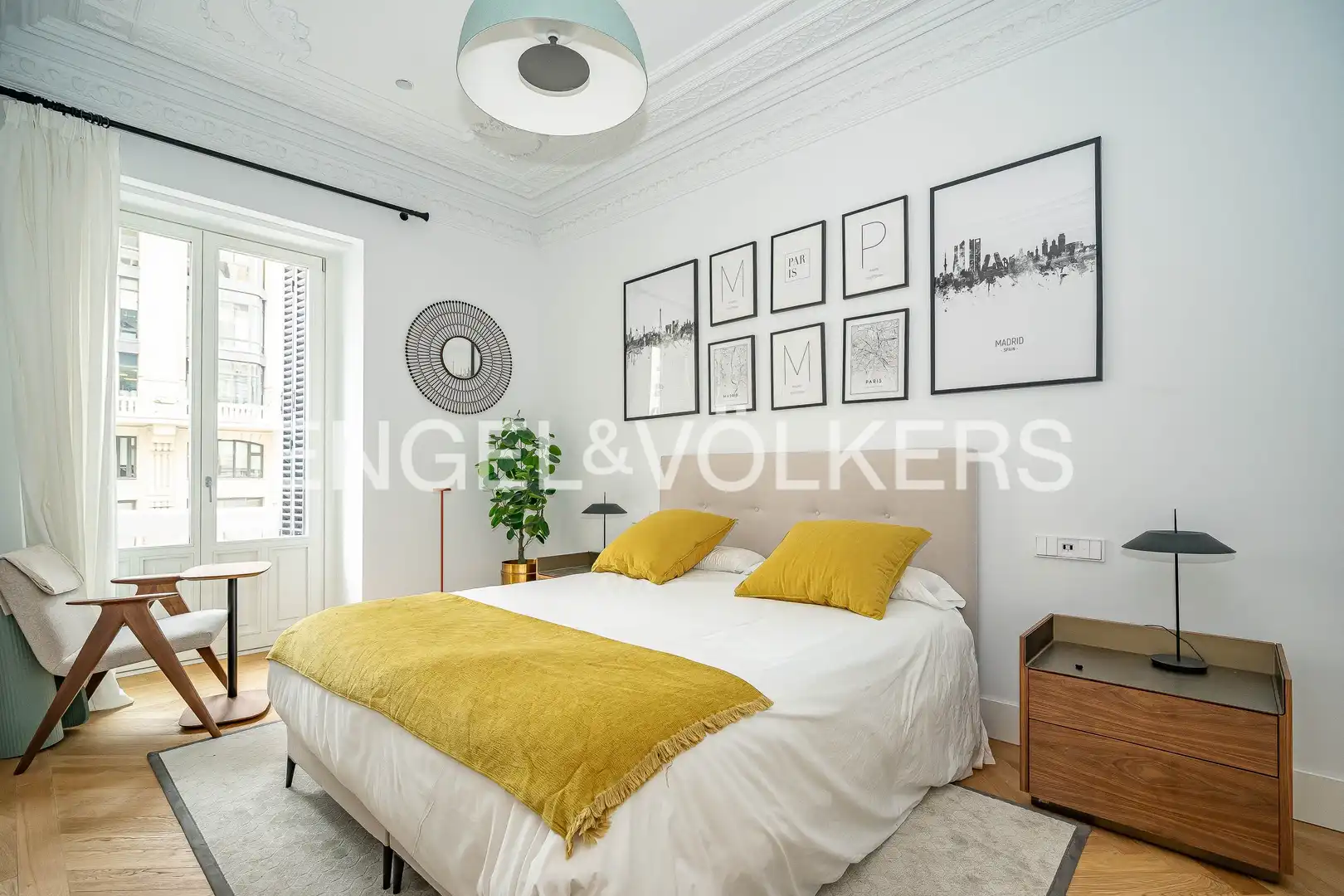 Schlafzimmer von Wohnungen zum Verkauf in Madrid mit Klimaanlage, Heizung und Parkett