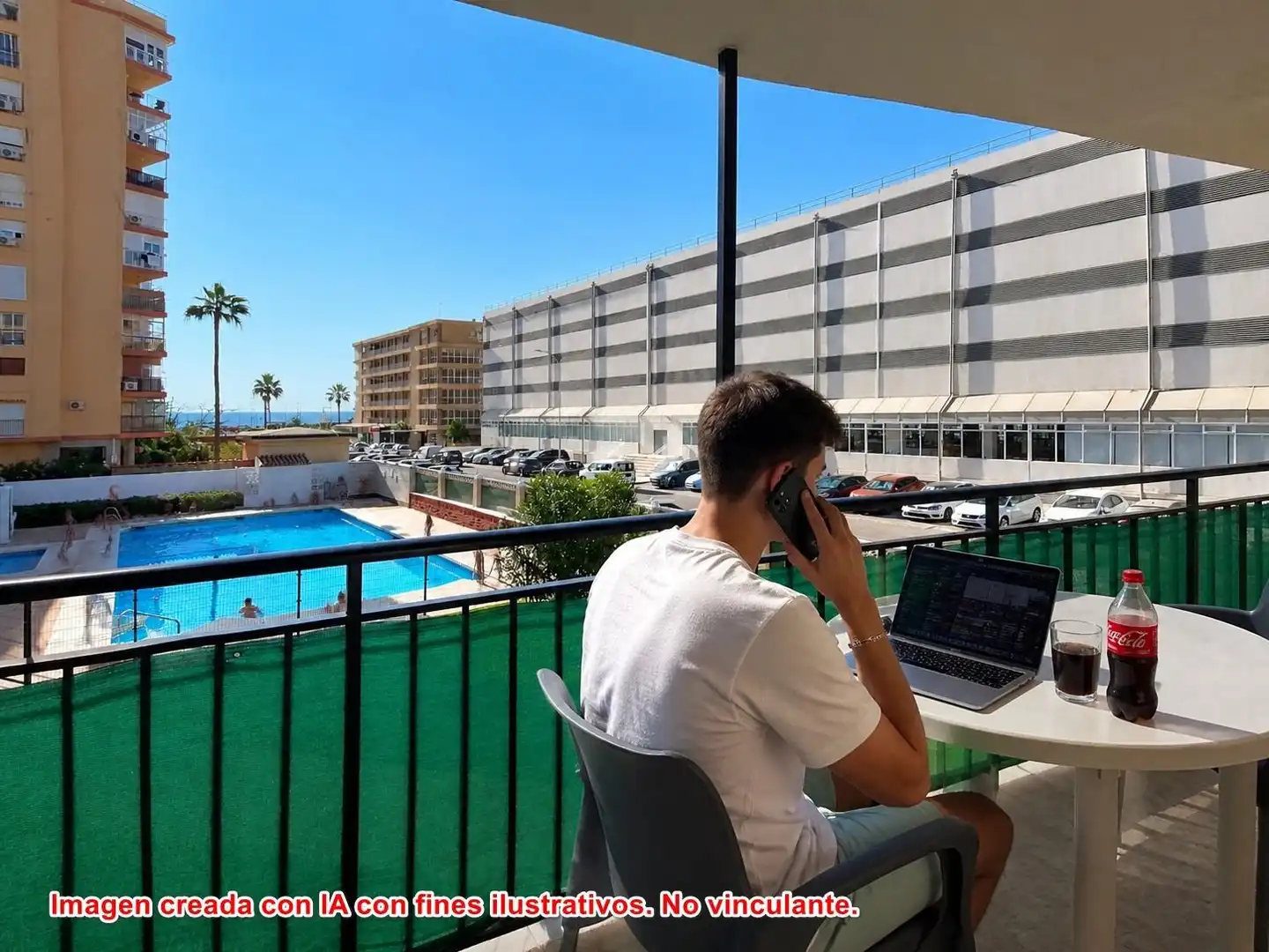 Pis de lloguer en Torremolinos amb Jardí privat, Terrassa i Moblat