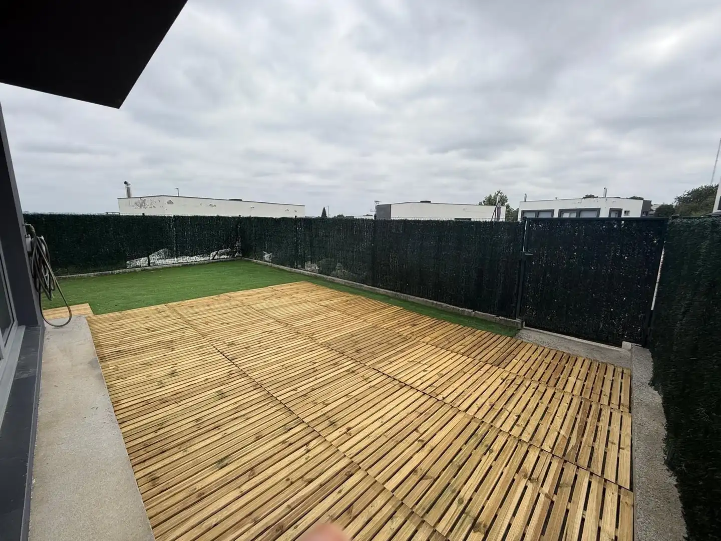 Terraza de Casa adosada en venta en Lugo con Calefacción y Jardín privado